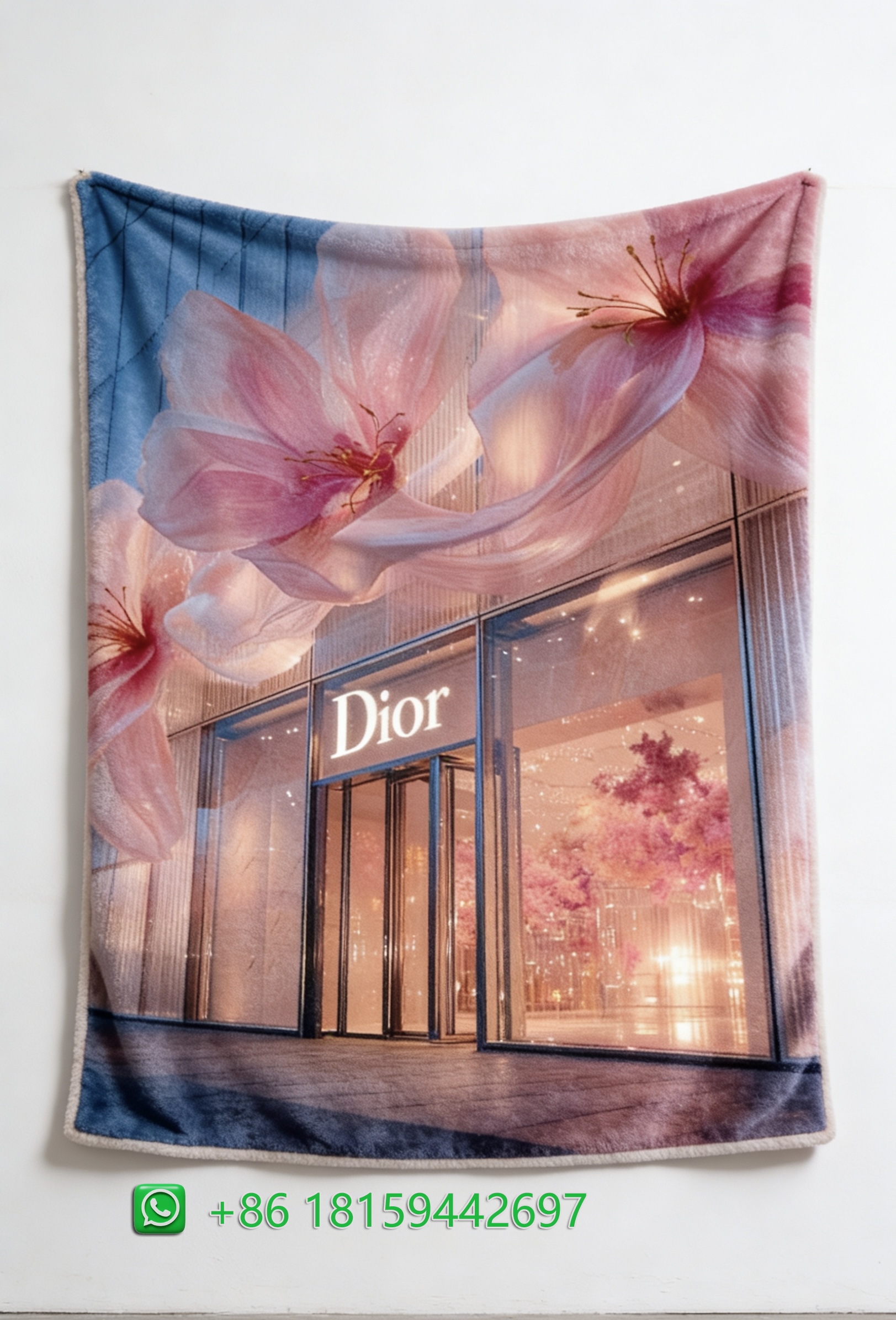 Dior Throw Blankets